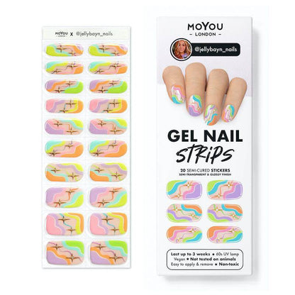 Gel Nail Strip ★ @jellybayn_nails 01 - MoYou London