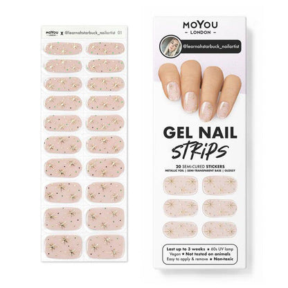 Gel Nail Strip ★ @learnahstarbuck_nailartist 01 - MoYou London