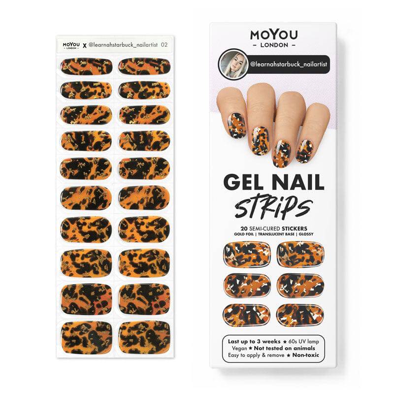 Gel Nail Strip ★ @learnahstarbuck_nailartist 02 - MoYou London