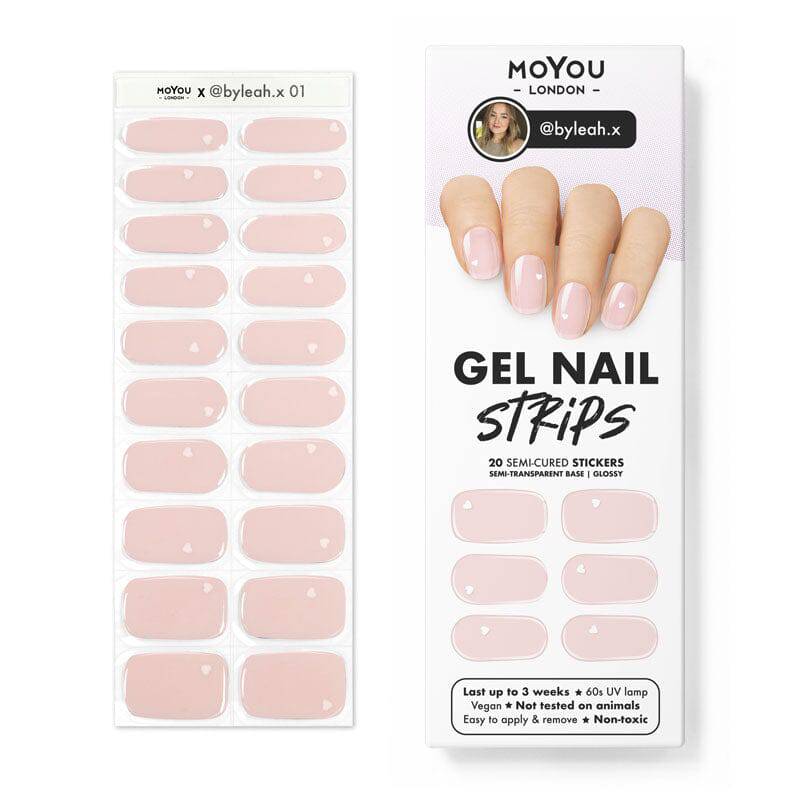 Gel Nail Strip ⭐️ ⭐️ ⭐️ @byleah.x 01 - MoYou London