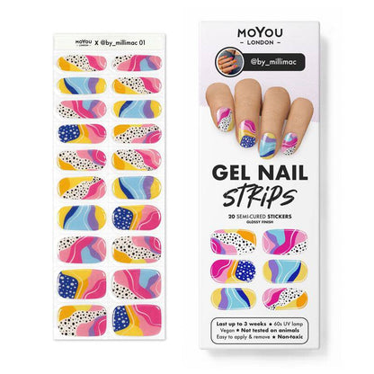Gel Nail Strip ★ @by_millimac 01 - MoYou London