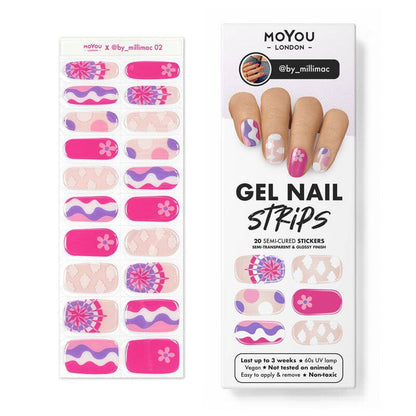 Gel Nail Strip ★ @by_millimac 02 - MoYou London