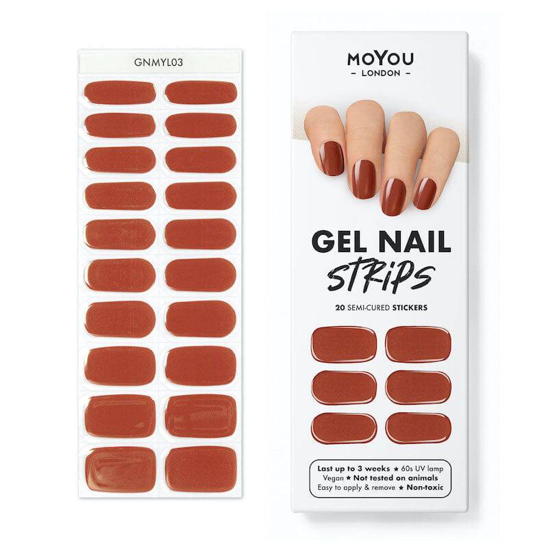 Gel Nail Strip ★ Cinnamon Bun - MoYou London