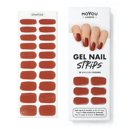 Gel Nail Strip ★ Cinnamon Bun - MoYou London