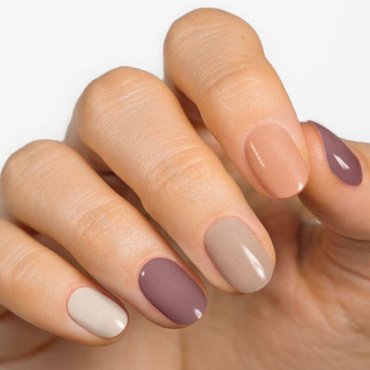 Gel Nail Strip ★ Earthy Tones - MoYou London