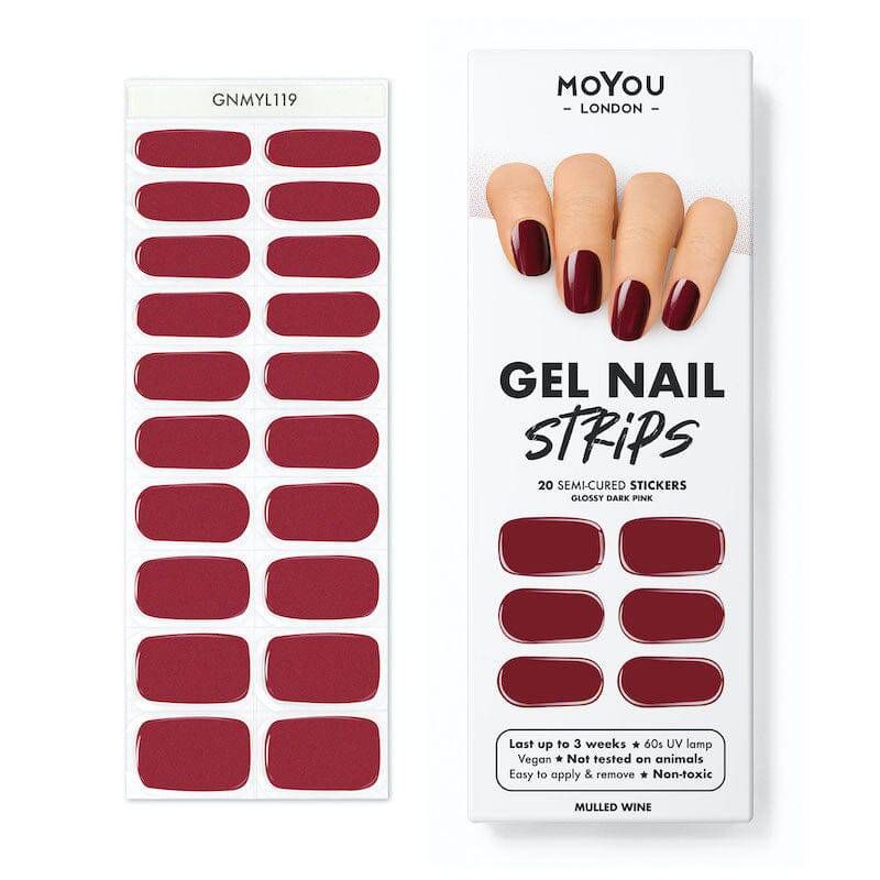 Gel Nail Strip ★ Mulled Wine - MoYou London
