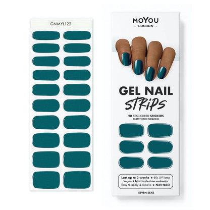 Gel Nail Strip ★ Seven Seas - MoYou London
