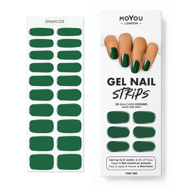 Gel Nail Strip ★ Pine Tree - MoYou London