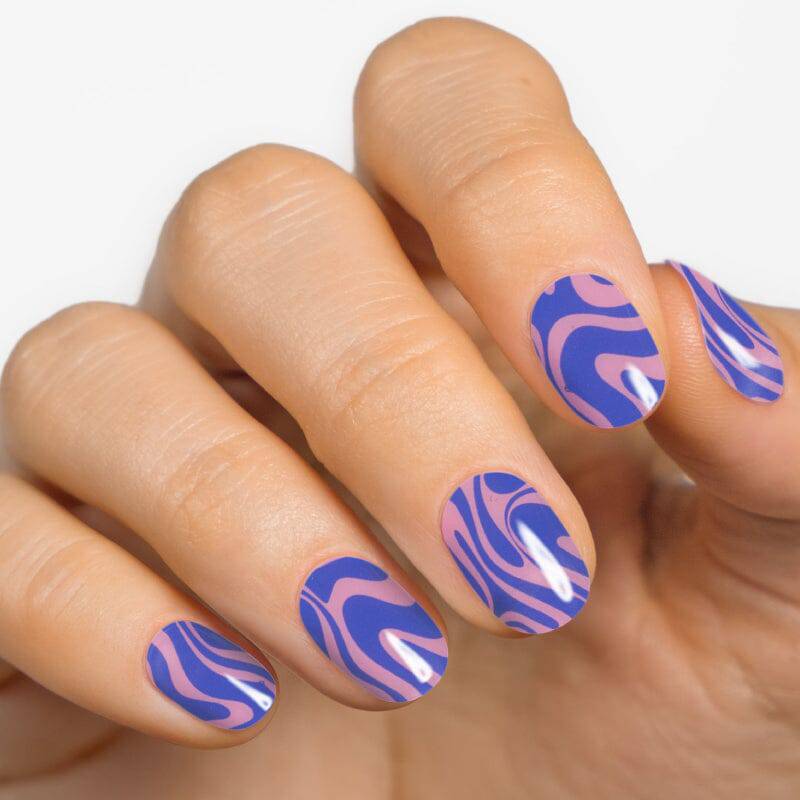 Gel Nail Strip ★ Swirly Wonka - MoYou London