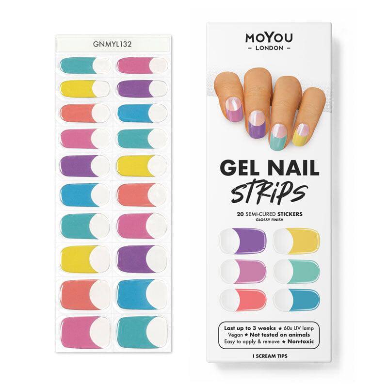 Gel Nail Strip ★ I Scream Tips - MoYou London
