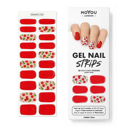 Gel Nail Strip ★ Cherry Cola - MoYou London