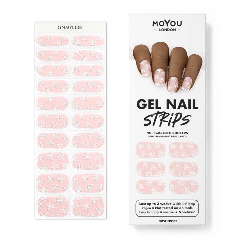 Gel Nail Strip ★ First Frost - MoYou London