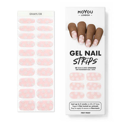 Gel Nail Strip ★ First Frost - MoYou London