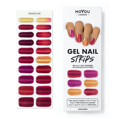 Gel Nail Strip ★ Glam Rock - MoYou London