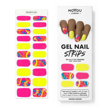 Gel Nail Strip ★ Messing Around - MoYou London