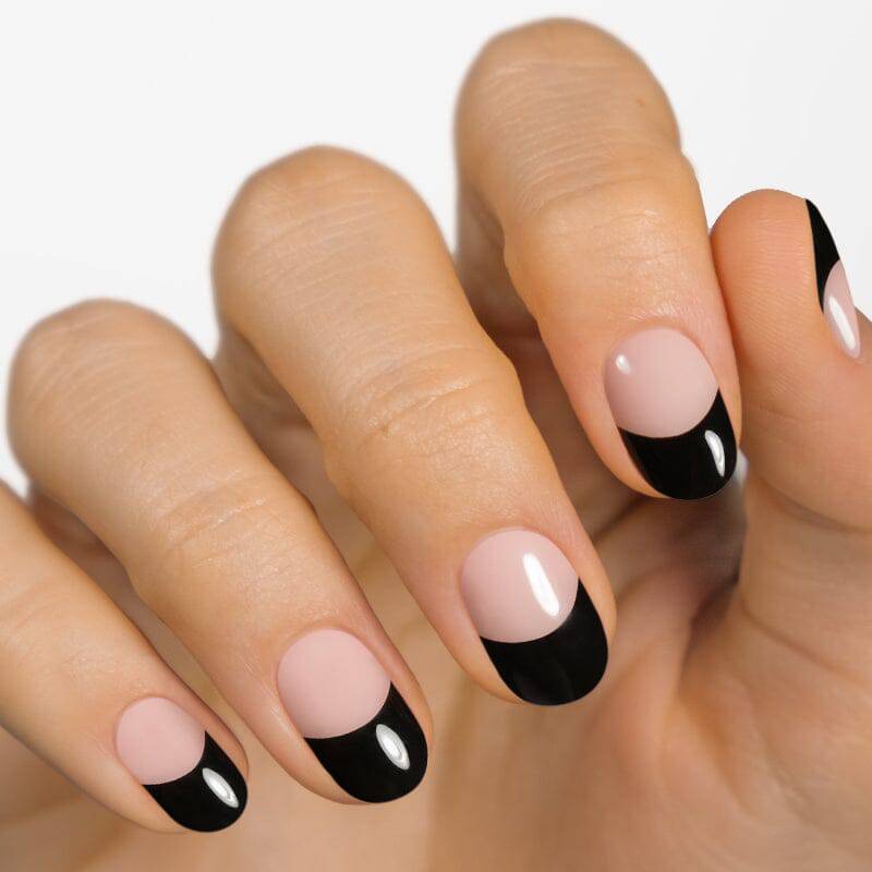Gel Nail Strip ★ Black Tie Mani - MoYou London