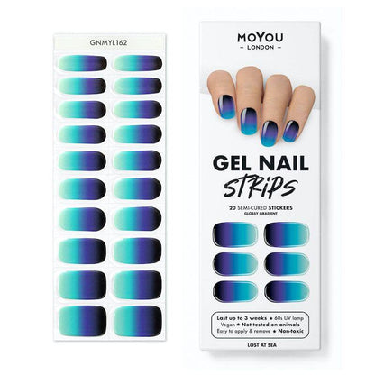 Gel Nail Strip ★ Lost at Sea - MoYou London