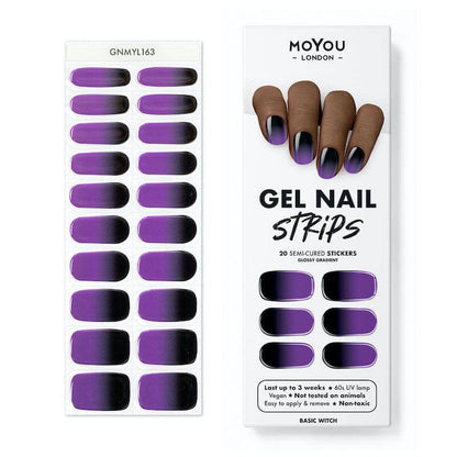 Gel Nail Strip ★ Basic Witch - MoYou London