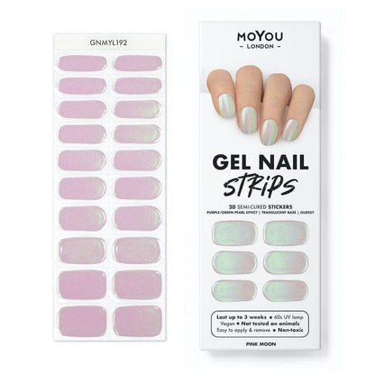 Gel Nail Strip ★ Pink Moon - MoYou London