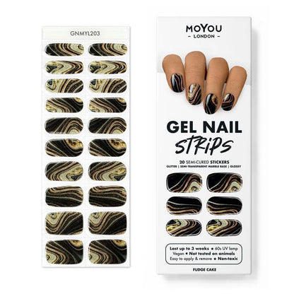 Gel Nail Strip ★ Fudge Cake - MoYou London
