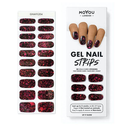 Gel Nail Strip ★ Let It Glow - MoYou London