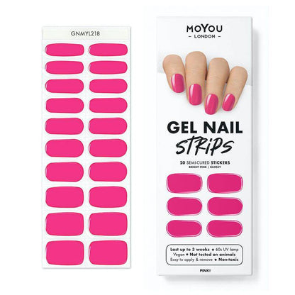 Gel Nail Strip ★ PINK! - MoYou London