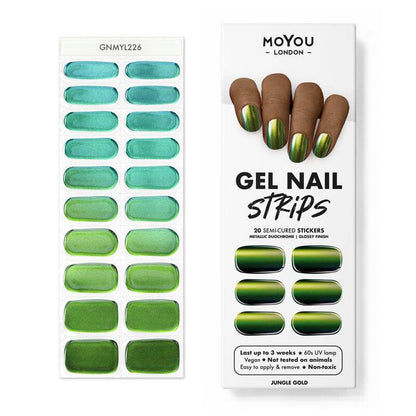 Gel Nail Strip ★ Jungle Gold - MoYou London