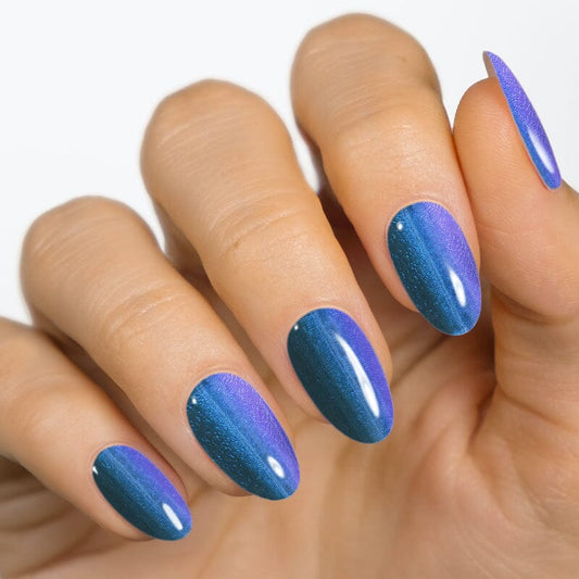 Gel Nail Strip ★ Electric Blues - MoYou London