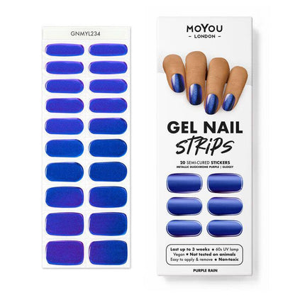 Gel Nail Strip ★ Purple Rain - MoYou London