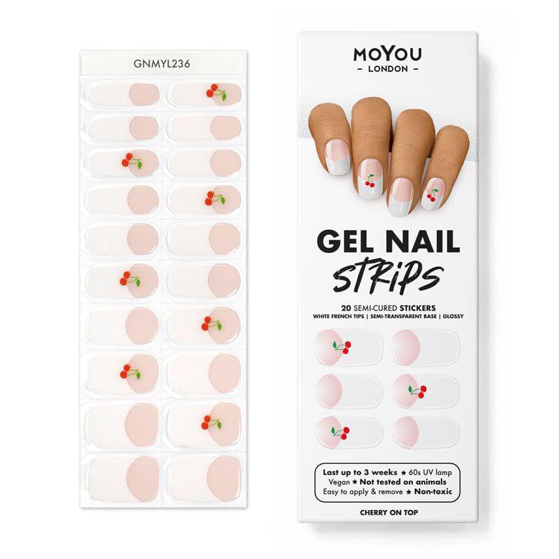 Gel Nail Strip ★ Cherry on Top - MoYou London