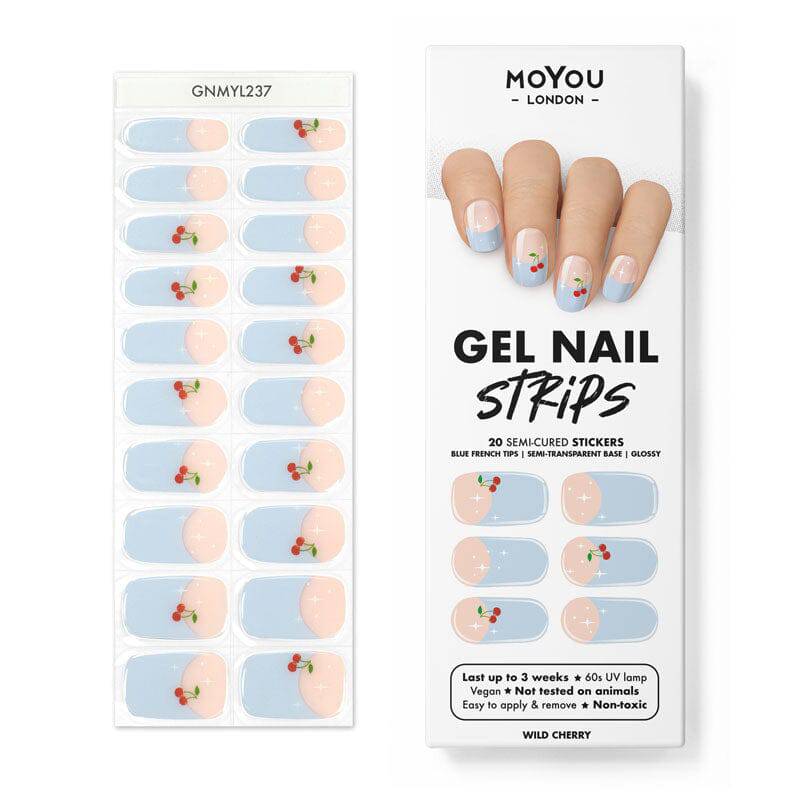 Gel Nail Strip ★ Wild Cherry - MoYou London