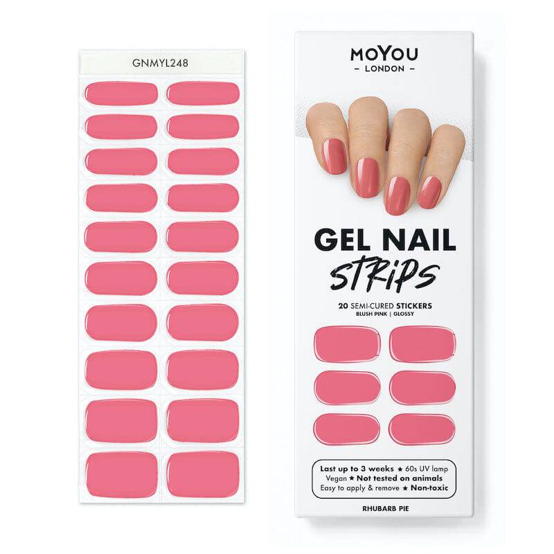 Gel Nail Strip ★ Rhubarb Pie - MoYou London