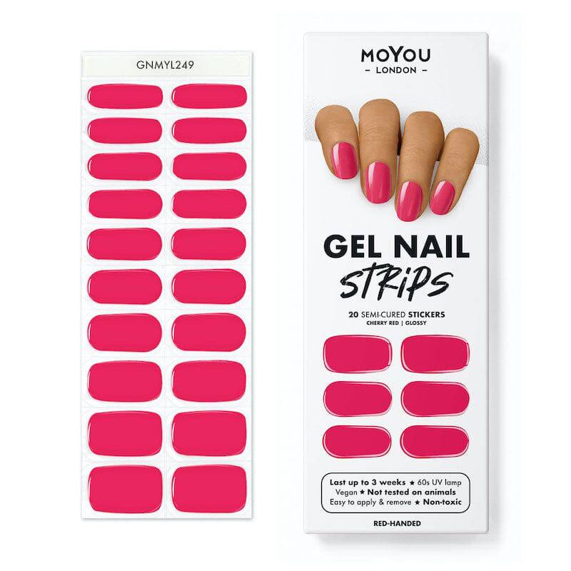 Gel Nail Strip ★ Red-Handed - MoYou London
