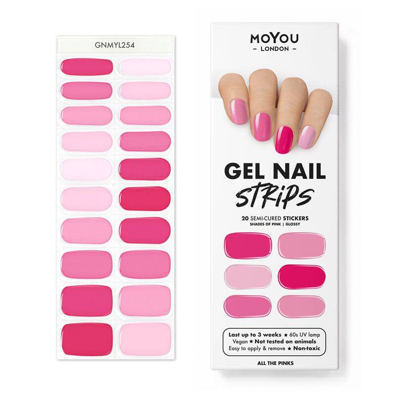 Gel Nail Strip ★All the Pinks - MoYou London