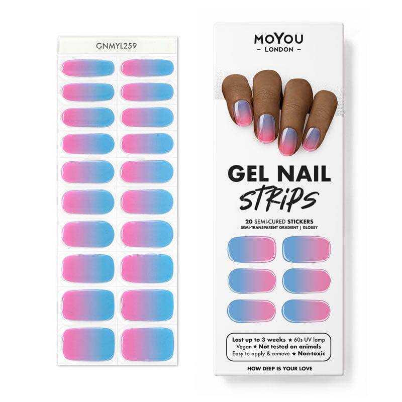 Gel Nail Strip ★ How Deep is Your Love? - MoYou London
