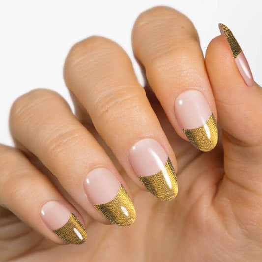 Gel Nail Strip ★ Golden Tips - MoYou London