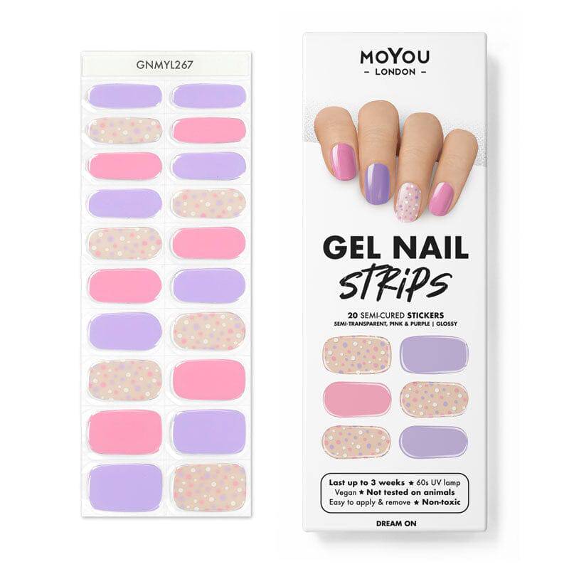 Gel Nail Strip ★ Dream On - MoYou London