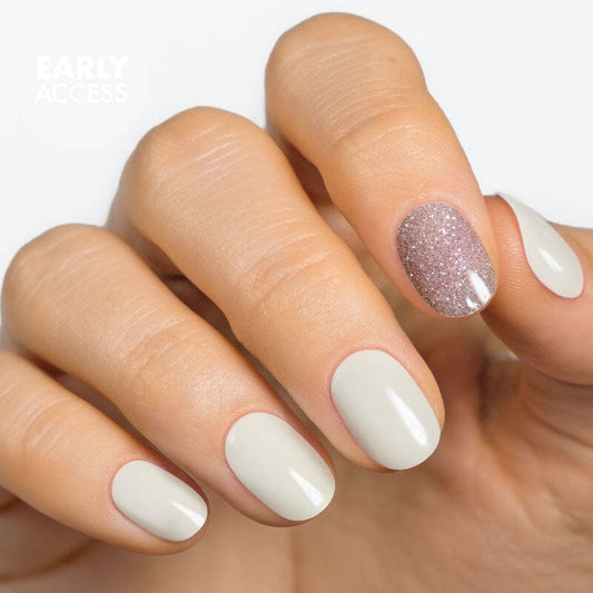 Gel Nail Strip ⭐️ ⭐️ ⭐️ White Sparks - MoYou London