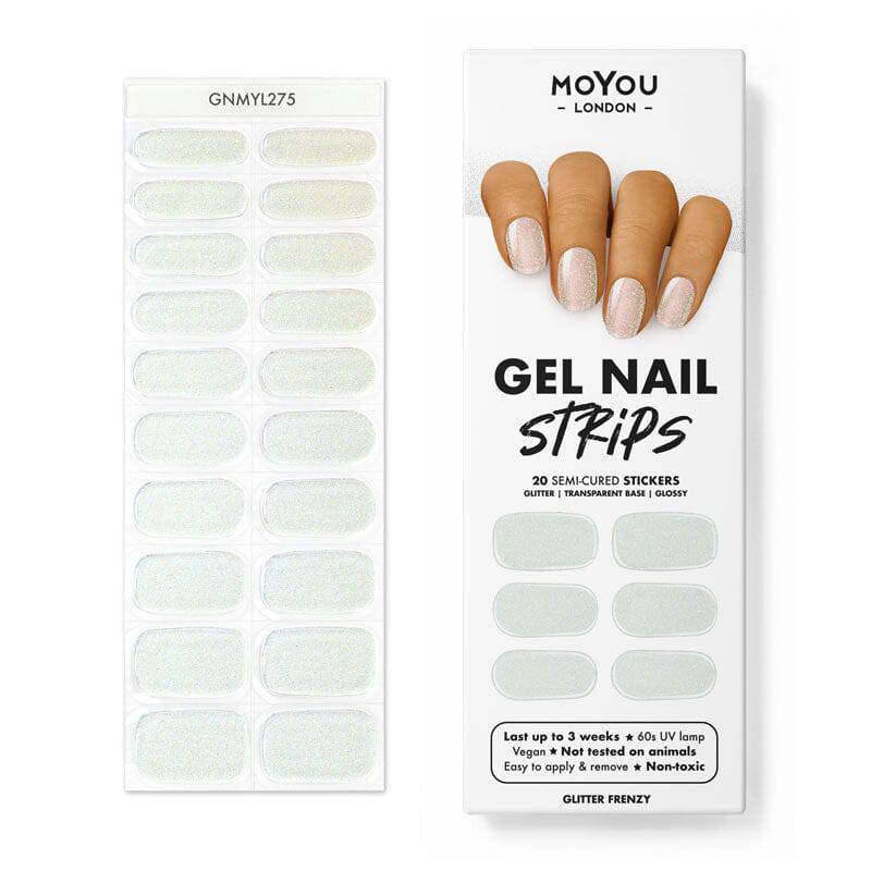 Gel Nail Strip ⭐️ ⭐️ ⭐️ Glitter Frenzy - MoYou London