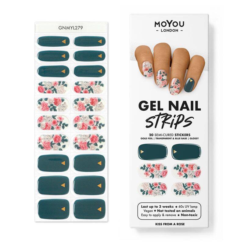 Gel Nail Strip ★ Kiss from a Rose - MoYou London