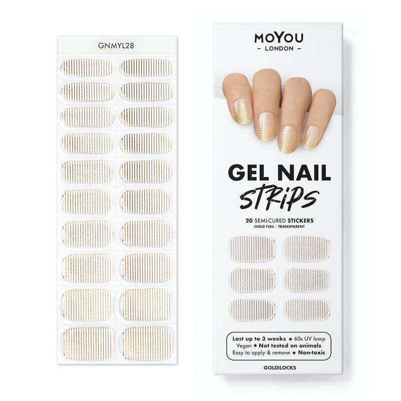 Gel Nail Strip ★ Goldilocks - MoYou London
