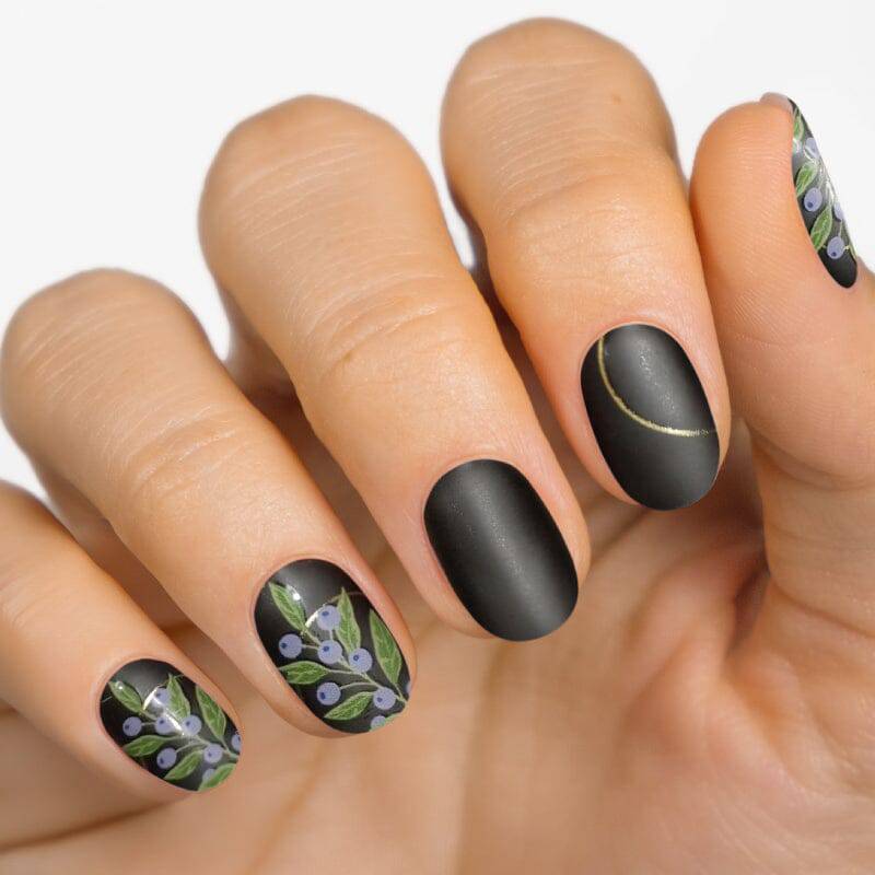 Gel Nail Strip ★ Berry Elegant - MoYou London