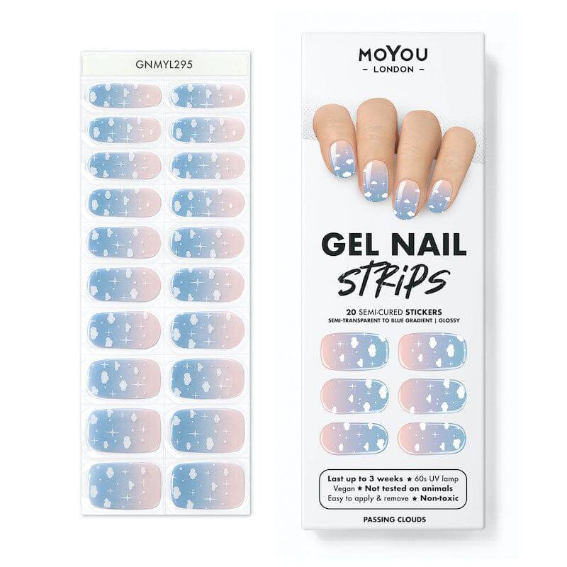 Gel Nail Strip ★ Passing Clouds - MoYou London