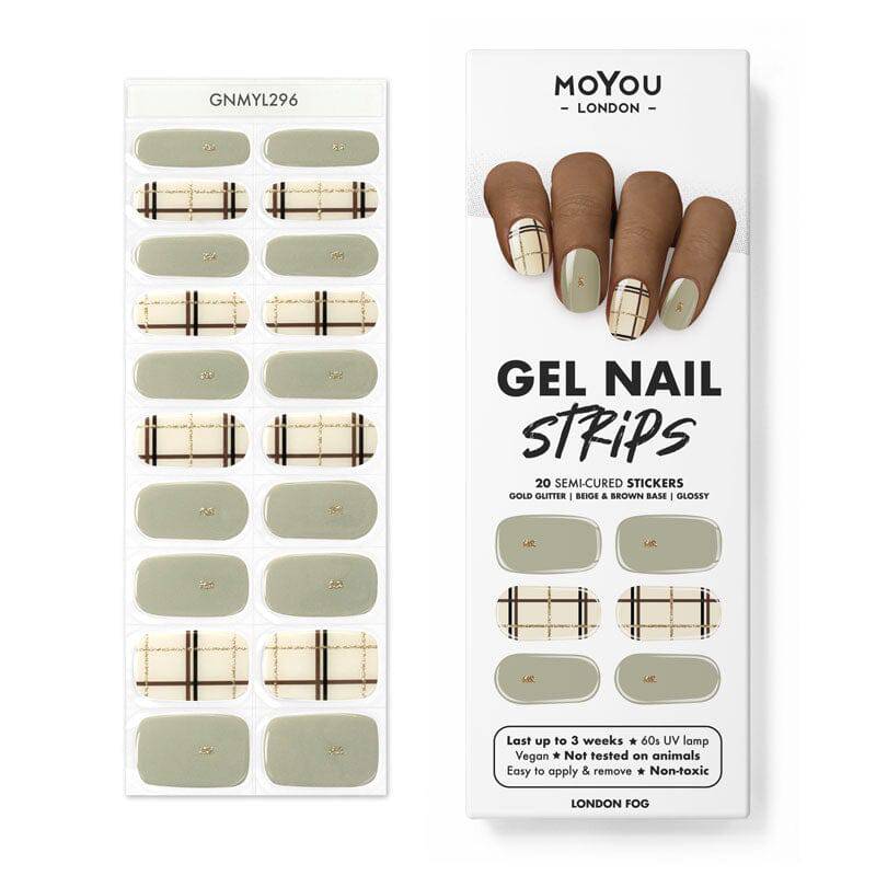 Gel Nail Strip ★ London Fog - MoYou London