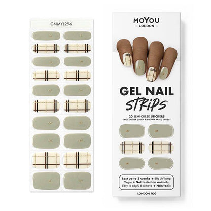 Gel Nail Strip ★ London Fog - MoYou London