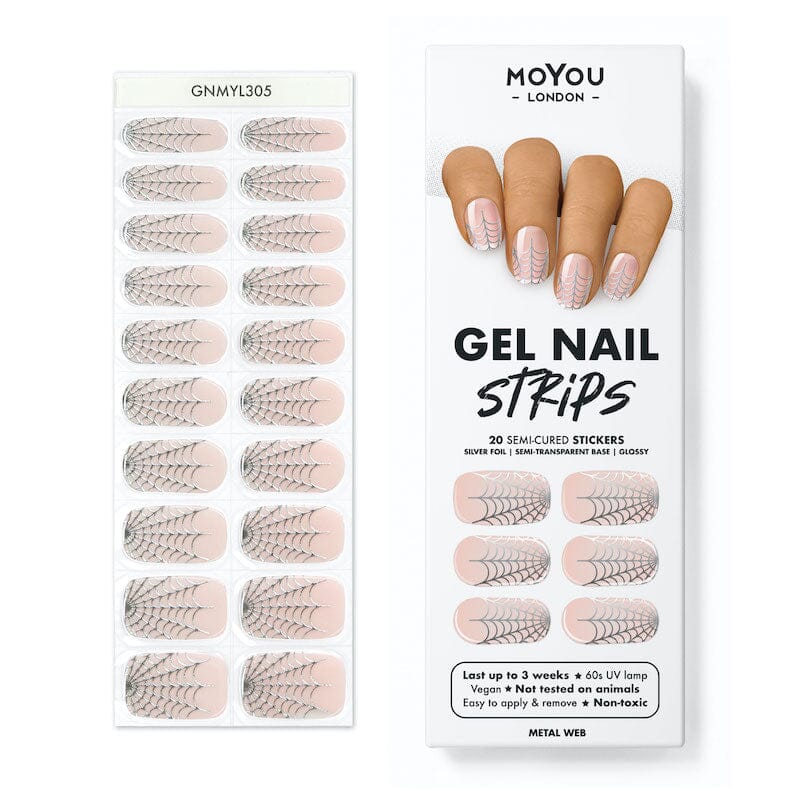 Gel Nail Strip ★ Metal Web - MoYou London