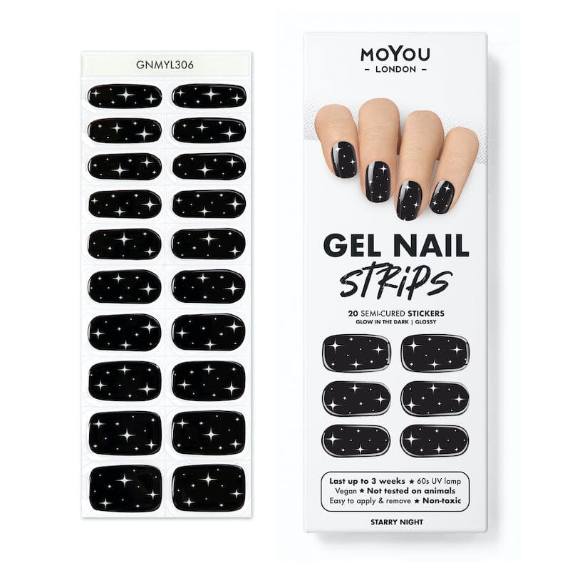 Gel Nail Strip ★ Starry Night - MoYou London