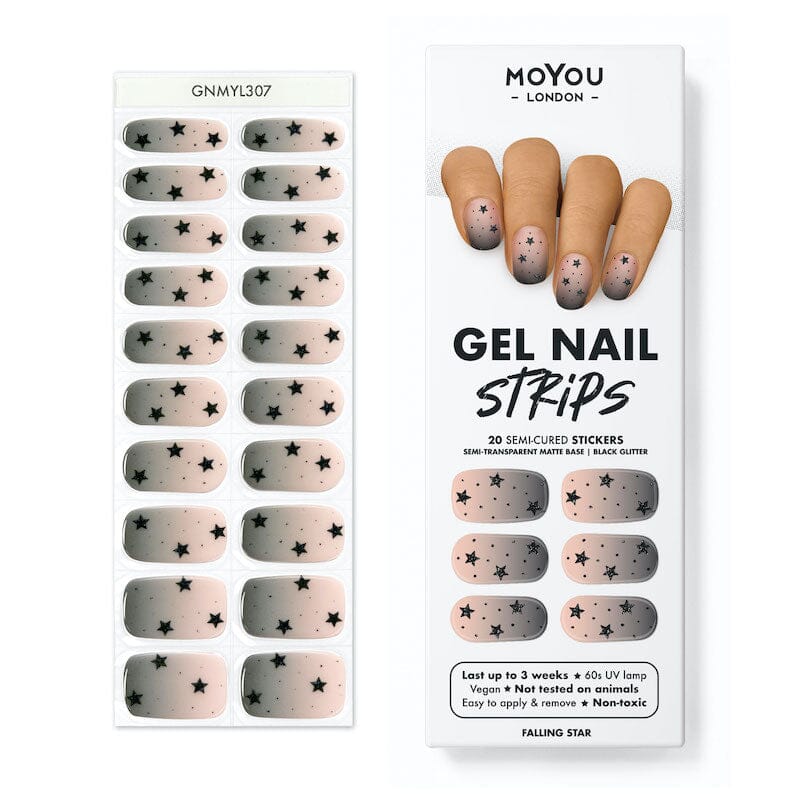 Gel Nail Strip ★ Falling Star - MoYou London