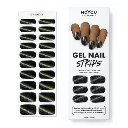Gel Nail Strip ★ Night Swim - MoYou London