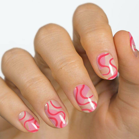 Gel Nail Strip ★ Pink is the new Black - MoYou London